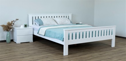 Пропонуємо сучасне двоспальне ліжко Жасмін з низьким узніжжям з дерева.
Стиль П. . фото 11