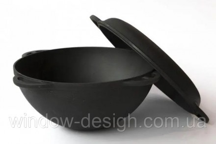
Лита чавунна посуд без покриття (зі спеціальною термічною обробкою)
Діаметр 450. . фото 4