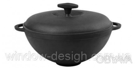 
чавунний посуд без покриття (зі спеціальною термічною обробкою)
Діаметр 300 мм
. . фото 1
