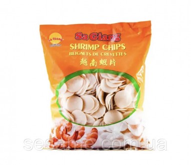 Рисовые чипсы с креветками в пакете SA GIANG 200г (Вьентам)
Креветочные чипсы об. . фото 2