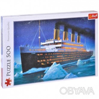 Красивые пазлы на 500 деталей c красочным изображением Титаника. Точно понравятс. . фото 1