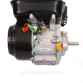 Двигун бензиновий Weima WM170F-L (R) NEW з редуктором (шпонка, вал 20 мм, 1800 о. . фото 5