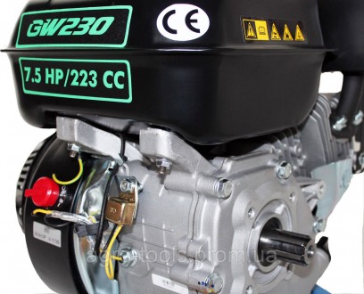 Двигатель бензиновый GrunWelt 230F-Т25 NEW (7,5 л.с., шлицы 25 мм)
Первый двигат. . фото 9