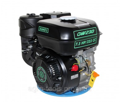 Двигатель бензиновый GrunWelt 230F-Т25 NEW (7,5 л.с., шлицы 25 мм)
Первый двигат. . фото 2