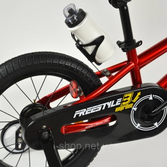 
Детский велосипед Royal Baby Freestyle Steel 14".
 Яркий детский велосипед с ши. . фото 11