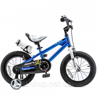 
Детский велосипед Royal Baby Freestyle Steel 18".
 Яркий детский велосипед с ши. . фото 2