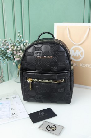 
Перед вами люксовый женский рюкзак Michael Kors брендовый рюкзак в цвете черный. . фото 2