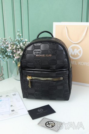 
Перед вами люксовый женский рюкзак Michael Kors брендовый рюкзак в цвете черный. . фото 1