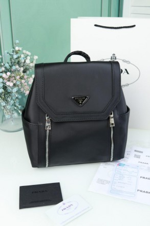 Рюкзак женский Prada в черном цвете Прада. Запоріжжя. фото 1 Рюкзак женский Prada в черном цвете Прада. Запоріжжя. фото 1