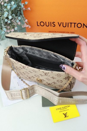 ✨Всеми любимая Louis Vuitton женская ✨ 
Цвет:
бежевый
- Материал: эко-кожа, подк. . фото 6
