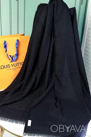 Самый популярный палантин,шарф от Louis Vuitton LV ― с монограммами в стильном ч. . фото 1