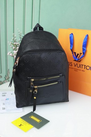 Женский рюкзак в стиле Louis Vuitton/ LV черный стеганый. Запоріжжя. фото 1 Женский рюкзак в стиле Louis Vuitton/ LV черный стеганый. Запоріжжя. фото 1