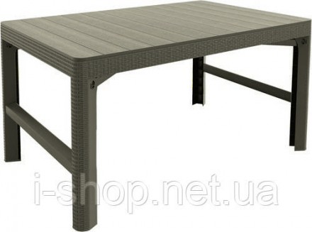 Стол для сада пластиковый Keter Lyon rattan table, бежевий
Бренд: Allibert® (Нид. . фото 3