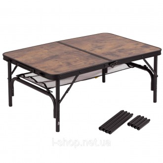 Стильний алюмінієвий стіл Bo-Camp Decatur 90x60 cm має привабливий зовнішній виг. . фото 4