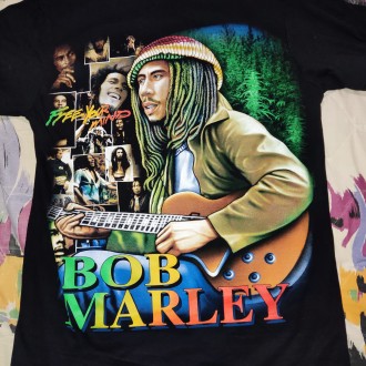Футболка Rockotees Bob Marley, 100%-cotton, размер-S, длина-63см, под мышками-44. . фото 5