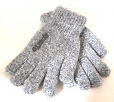 Детские теплые двойные перчатки с начесом. Состав: 35% шерсть, 40% акрил, 25% сп. . фото 3