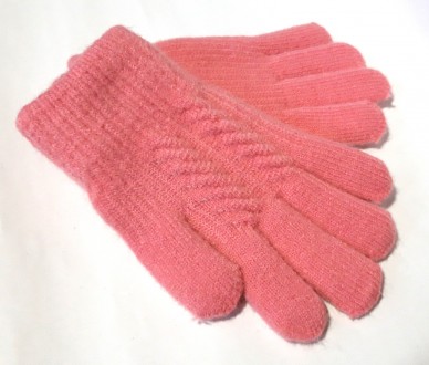Детские теплые двойные перчатки с начесом. Состав: 40% шерсть, 35% бамбук, 25% с. . фото 4