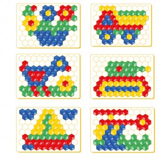 Мозаїка – улюблена гра дитинства. Складається з ігрового поля та 120 кольорових . . фото 3