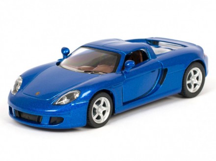 Колекційна машинка Porsche Carrera GT KT5081W інерційна (Blue). Київ. фото 1 Колекційна машинка Porsche Carrera GT KT5081W інерційна (Blue). Київ. фото 1