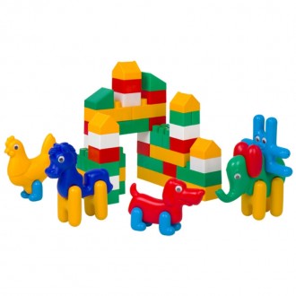 Конструктор "Зоо-Блок" №4 - буде чудовим подарунком для дитини від 3-х років: гр. . фото 2