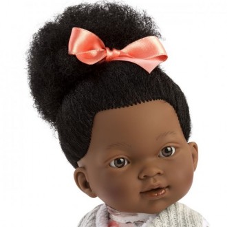 Лялька Zoe Lindas від LLORENS Zoe – африканська дівчина, яка виглядає дуже. . фото 3