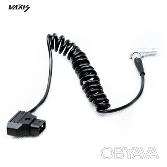Кабель Power cable for Vaxis Storm 1000+, D-tap to 2 pin Lemo (Lemo 2pin to D-ta. . фото 1