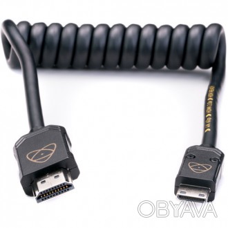 Провід Atomos AtomFLEX HDMI (Type A) Male to Mini-HDMI (Type C) Male Coiled Cabl. . фото 1