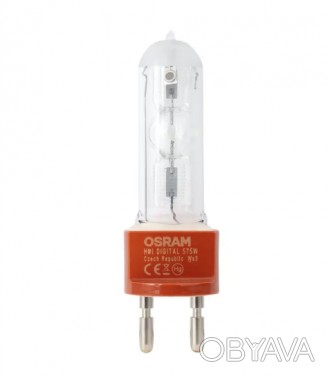 Лампа галогенна студійна OSRAM HMI DIGITAL 575W 95V G22 (4052899984134 55074-0)
. . фото 1