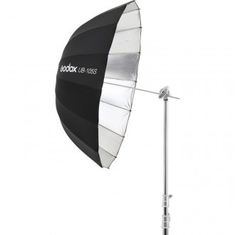 Параболический зонт Godox UB-105S серебро 41.3"/105 см (UB-105S)
Серебристый пар. . фото 2