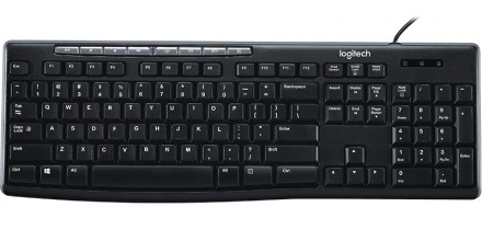 Клавіатура дротова Logitech K200 Media Keyboard USB Black (920-008814). Черкассы. фото 1 Клавіатура дротова Logitech K200 Media Keyboard USB Black (920-008814). Черкассы. фото 1