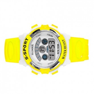 Годинник S-Sport Multi yellow
Спортивные детские часы с будильником S-Sport Mult. . фото 3