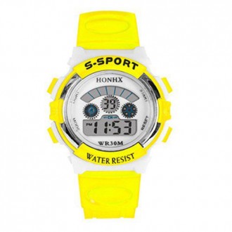 Годинник S-Sport Multi yellow
Спортивные детские часы с будильником S-Sport Mult. . фото 2