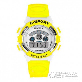 Годинник S-Sport Multi yellow
Спортивные детские часы с будильником S-Sport Mult. . фото 1