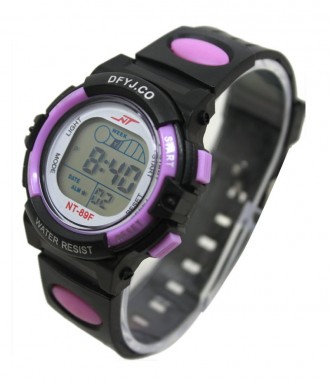 Детские часы S-Sport Timex purple (фиолетовый)
Спортивные детские часы с будильн. . фото 2