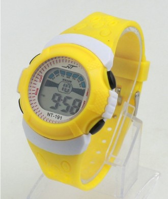 Детские часы Smart yellow (желтый)
Спортивные детские часы с будильником Smart д. . фото 2