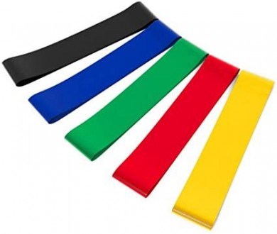 Фитнес резинки Fitness rubber bands (5 шт + чехол) | Резинка для фитнеса. Киев. фото 1 Фитнес резинки Fitness rubber bands (5 шт + чехол) | Резинка для фитнеса. Киев. фото 1