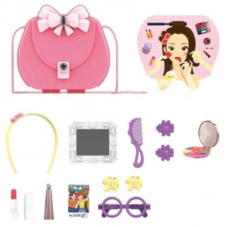 Ігровий набір "Дівочі вечірки" - це стильна рожева сумочка, в якій багато дівочи. . фото 3