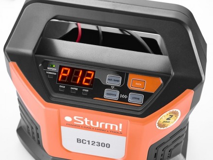 Інверторний зарядний пристрій Sturm BC12300 — універсальний прилад для заряджанн. . фото 3