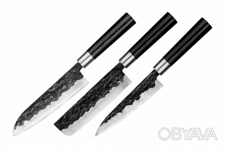 Набор из 3-х кухонных ножей Samura Blacksmith (SBL-0220)