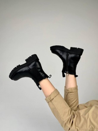 Ботинки женские черные зимние Bottega Veneta
Женские ботинки Боттега Венета в од. . фото 3