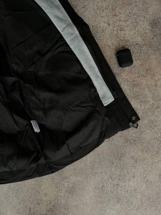 
Куртка пуховик зимняя мужская черная утеплённая с вшитым капюшоном оверсайз Ove. . фото 9