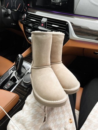 Угги женские зимние бежевые UGG Short Baley Light Beige
Женские сапоги UGG в беж. . фото 9