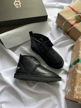 Угги женские черные UGG Neumel Leather Black (10316). Київ. фото 1 Угги женские черные UGG Neumel Leather Black (10316). Київ. фото 1
