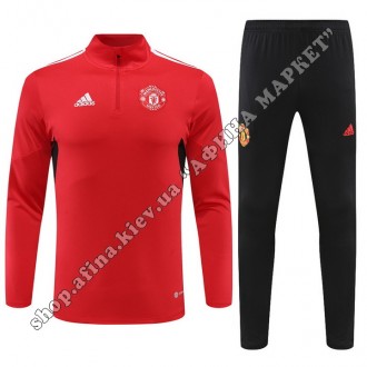 Купить футбольный костюм для мальчика Манчестер Юнайтед Adidas 2022-2023 Red в К. . фото 5