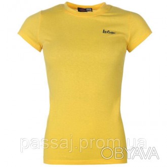  
Футболка
Желтая яркая футболка футболка Lee Cooper 
размер S
ПОГ--38 см,
Плечи. . фото 1