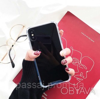 новый черный зеркальный чехол для iPhone X, iPhone 6/6s iPhone 7+/8+
очень удобн. . фото 1