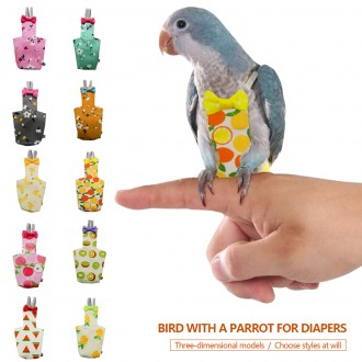 Памперс - удобный аксессуар для Вашего попугая, который убережет Вашу мебель и о. . фото 8