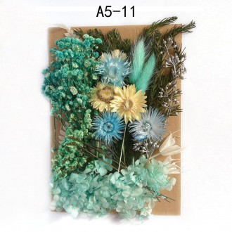Набір сухих квітів для декору - це набір різних сухих квітів, які використовують. . фото 2