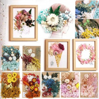 Набір сухих квітів для декору - це набір різних сухих квітів, які використовують. . фото 7