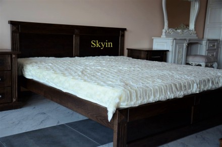 Ексклюзивна спальня Хай тек з масиву дуба.

Пропонуємо дубове двоспальне ліжко. . фото 8